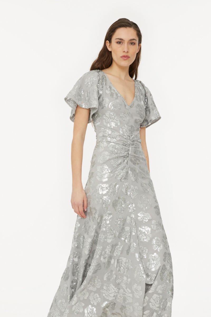 Sequin chiffon deals
