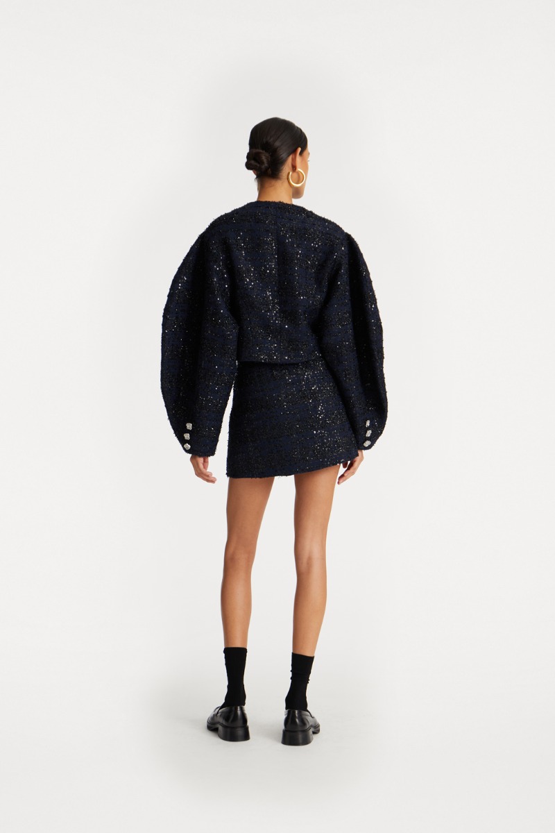 ミニスカート ROTATE FW25 'Boucle Mini' skirt (1141981725 1725) rotate_pf25_111124_1141971725_