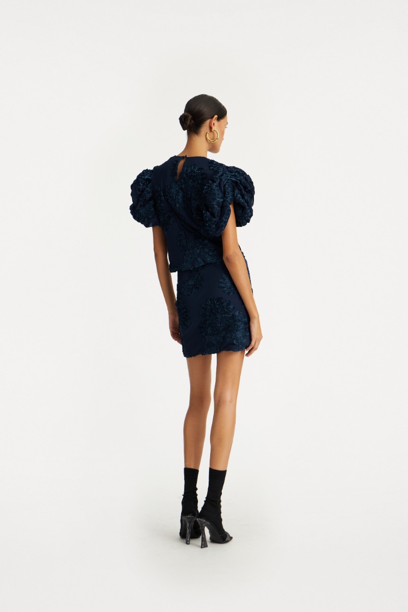 ミニスカート Rotate Birger Christensen Mini Jacquard Skirt ROTATE BIRGER CHRISTENSEN Jacquard Mini Skirt | Black | FARFETCH