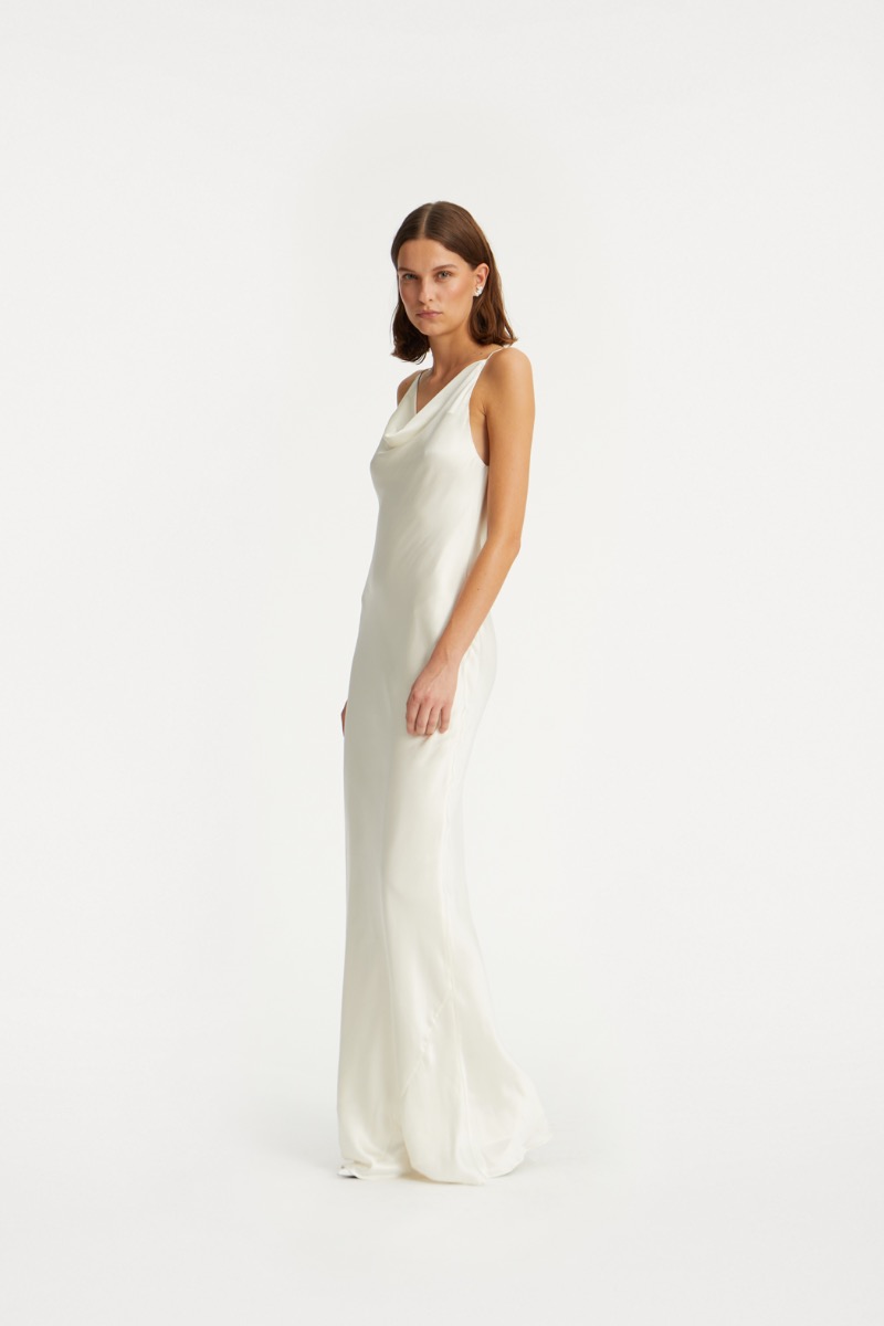 ワンピース ROTATE BIRGER CHRISTENSEN Corset dress Rotate Bridal embellished satin corset dress ROTATE Birger