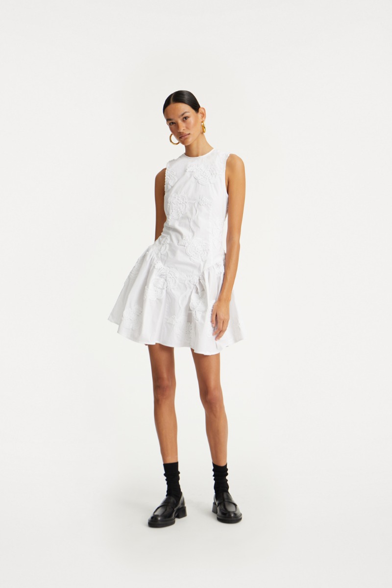 Mini Ruched Ls Dress Black - ROTATE Birger Christensen