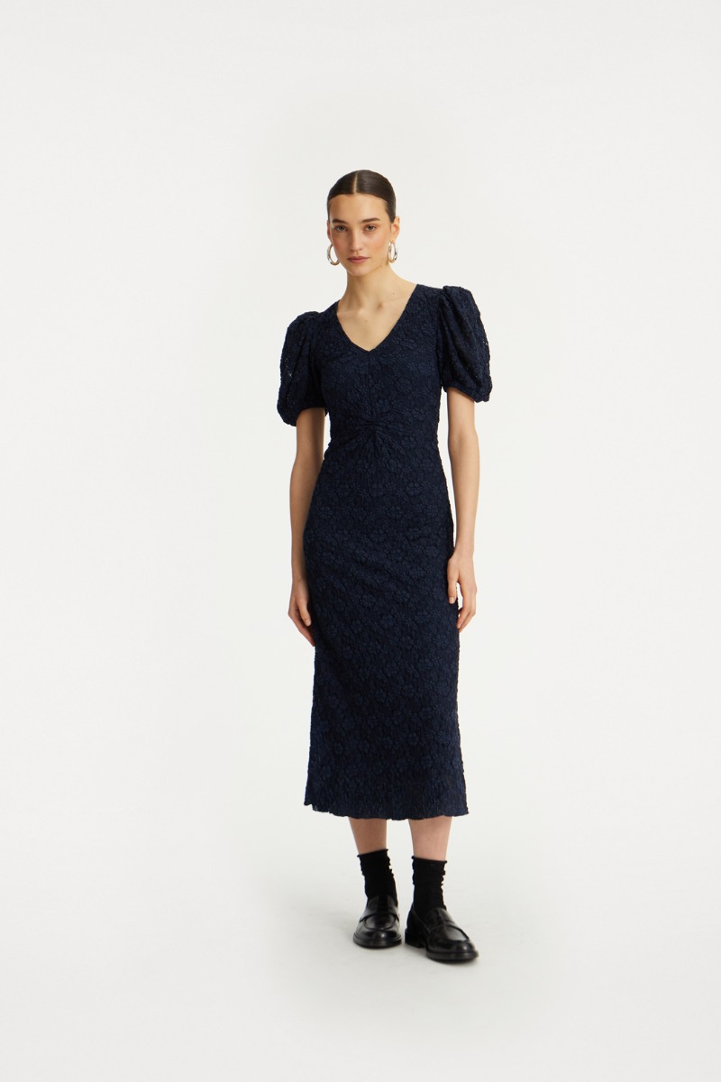 Rent Noon Puff Sleeved Dress | Rotate Birger Christensen | Rites