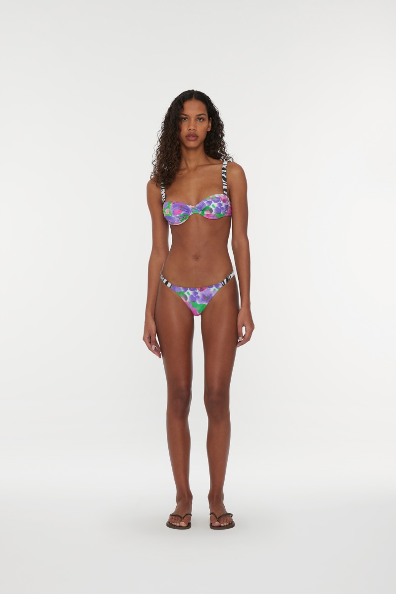 Flower print bikini hotsell